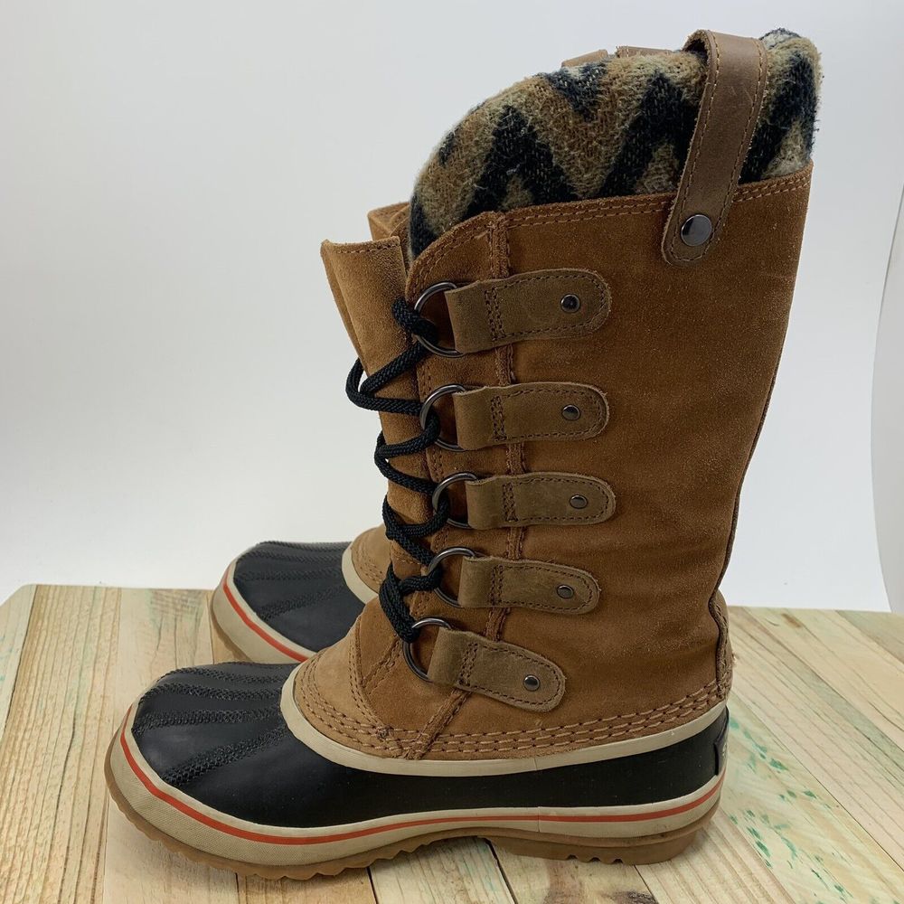 Sorel Joan of Arctic Boots Womens Sz 6 Knit Winter Waterproof Snow NL2142-286 - Picture 11 of 16